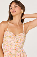 Coline Ruffle Chiffon Maxi Dress
