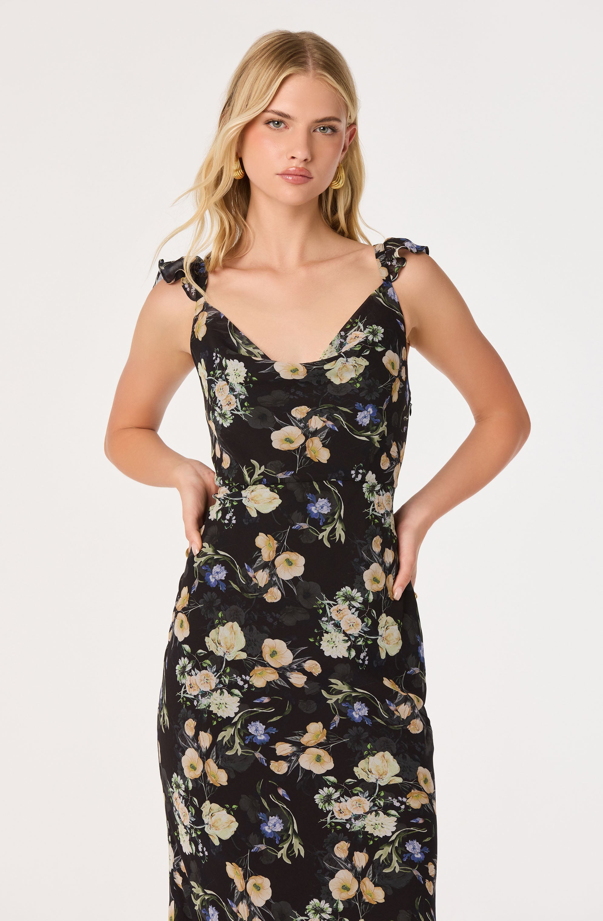 Denisse Floral Maxi Dress