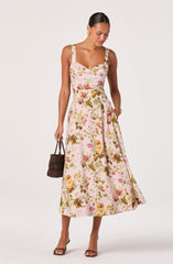Ciana Linen Midi Dress