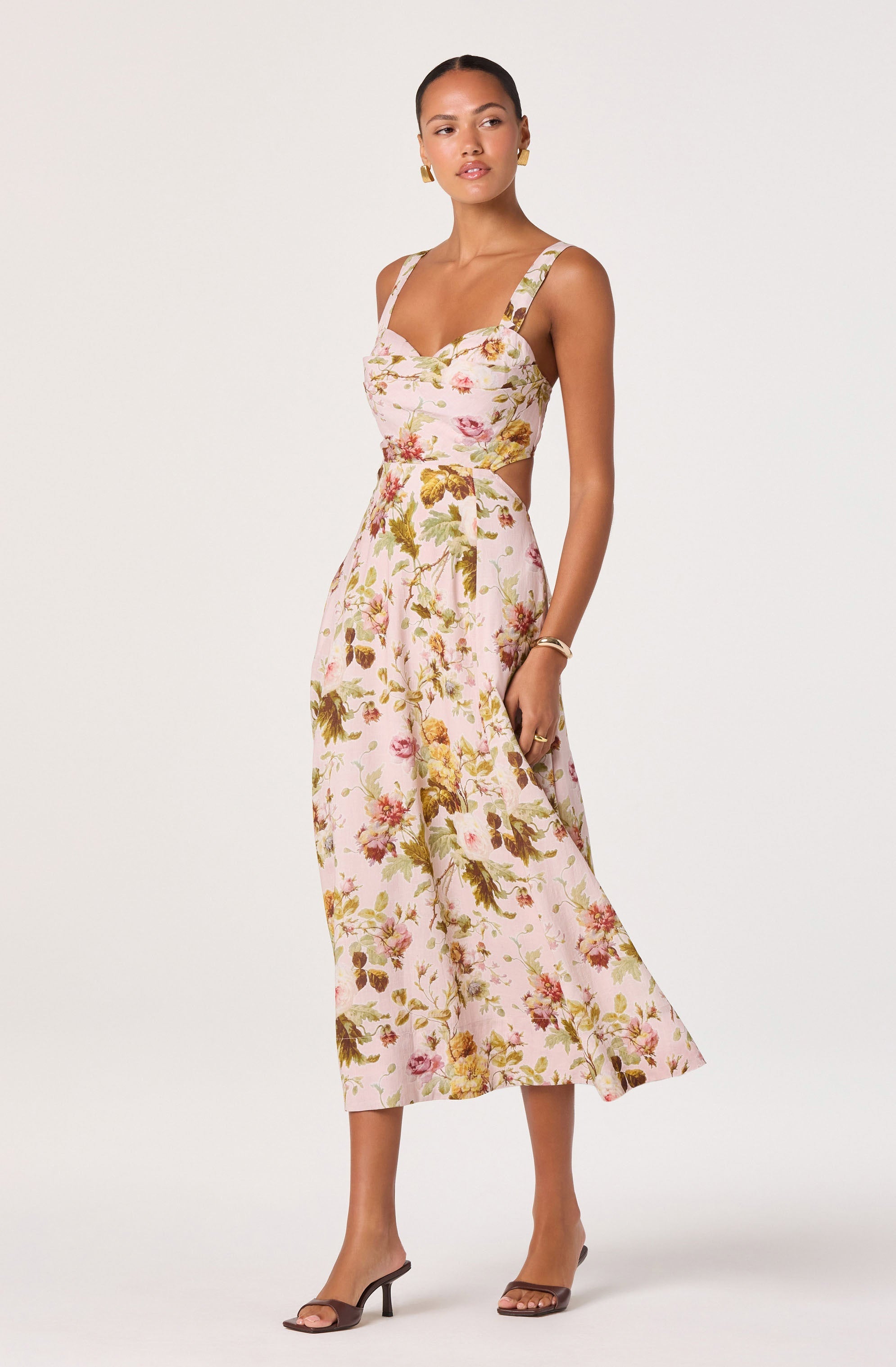 Ciana Linen Midi Dress