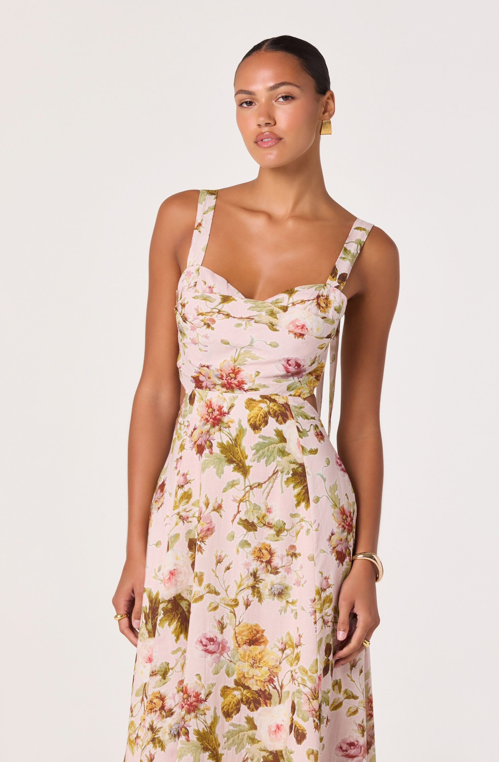 Ciana Linen Midi Dress