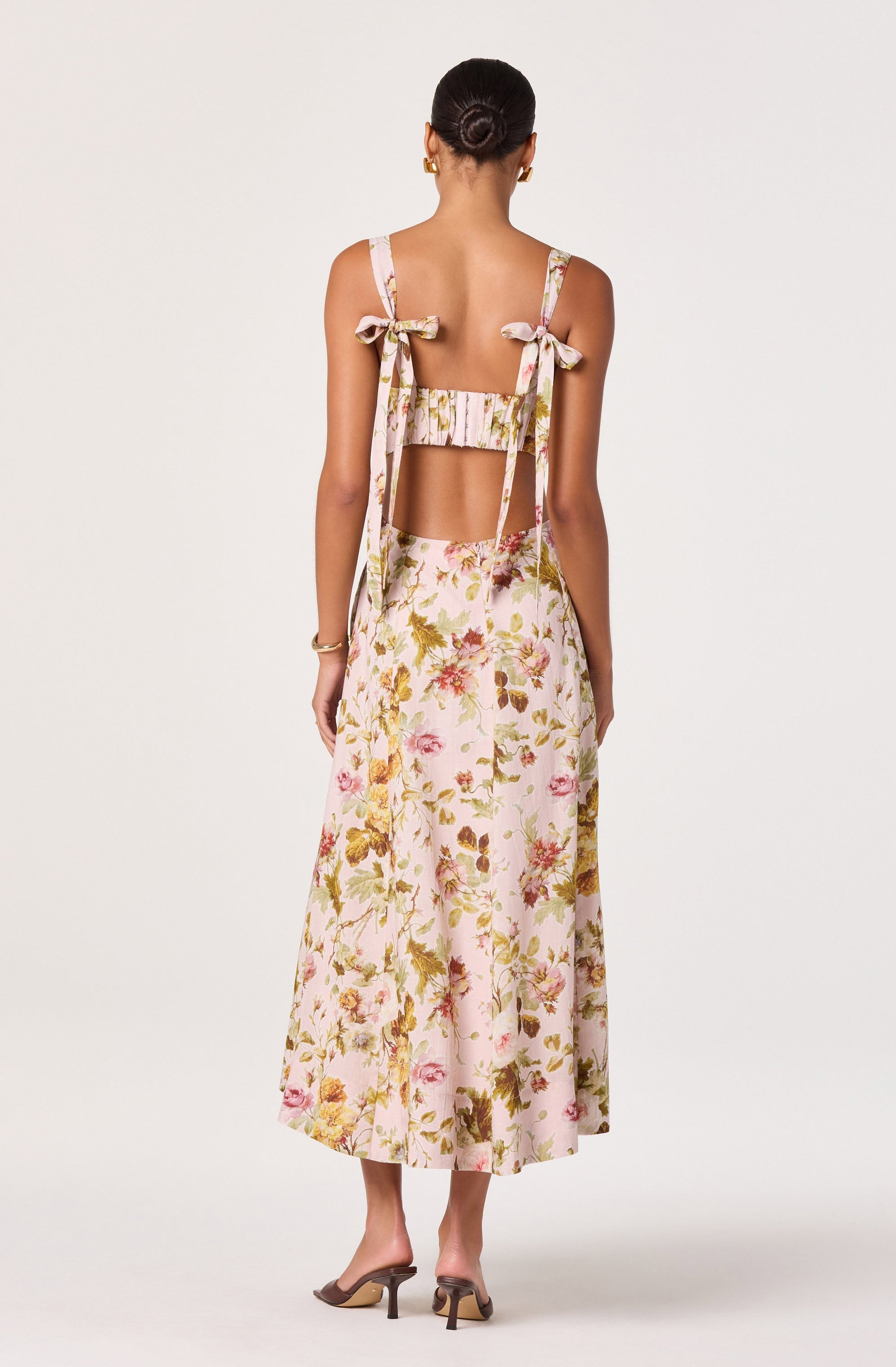 Ciana Linen Midi Dress