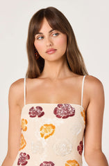 Abelia Sequined Floral Mini Dress