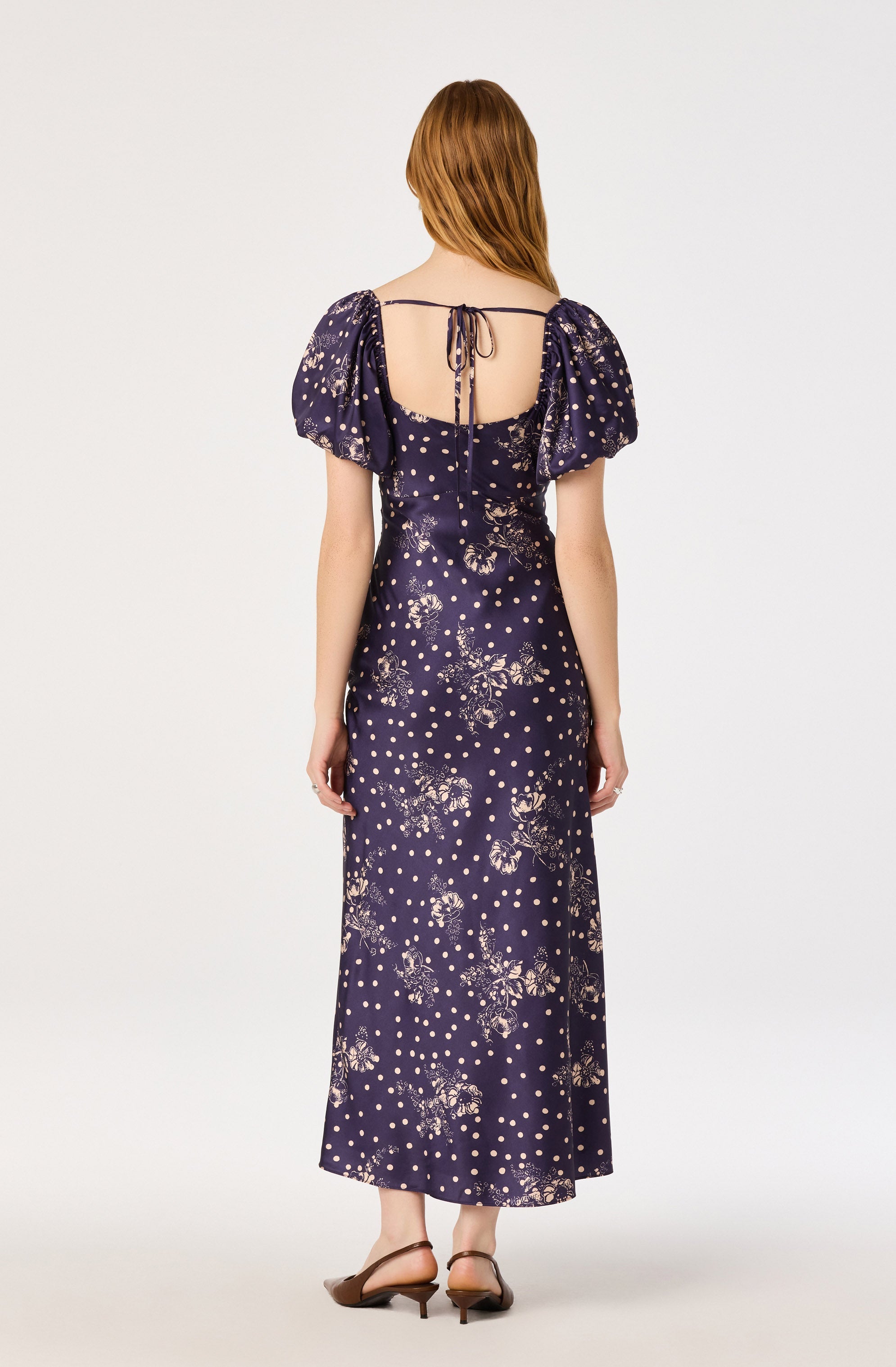 Carin Puff-Sleeve Dress