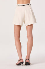Atherton Pleated High-Rise Shorts