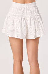 Adeeva Eyelet High-Rise Shorts