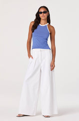 Aiden Pleated Wide-Leg Pants