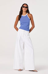 Aiden Pleated Wide-Leg Pants