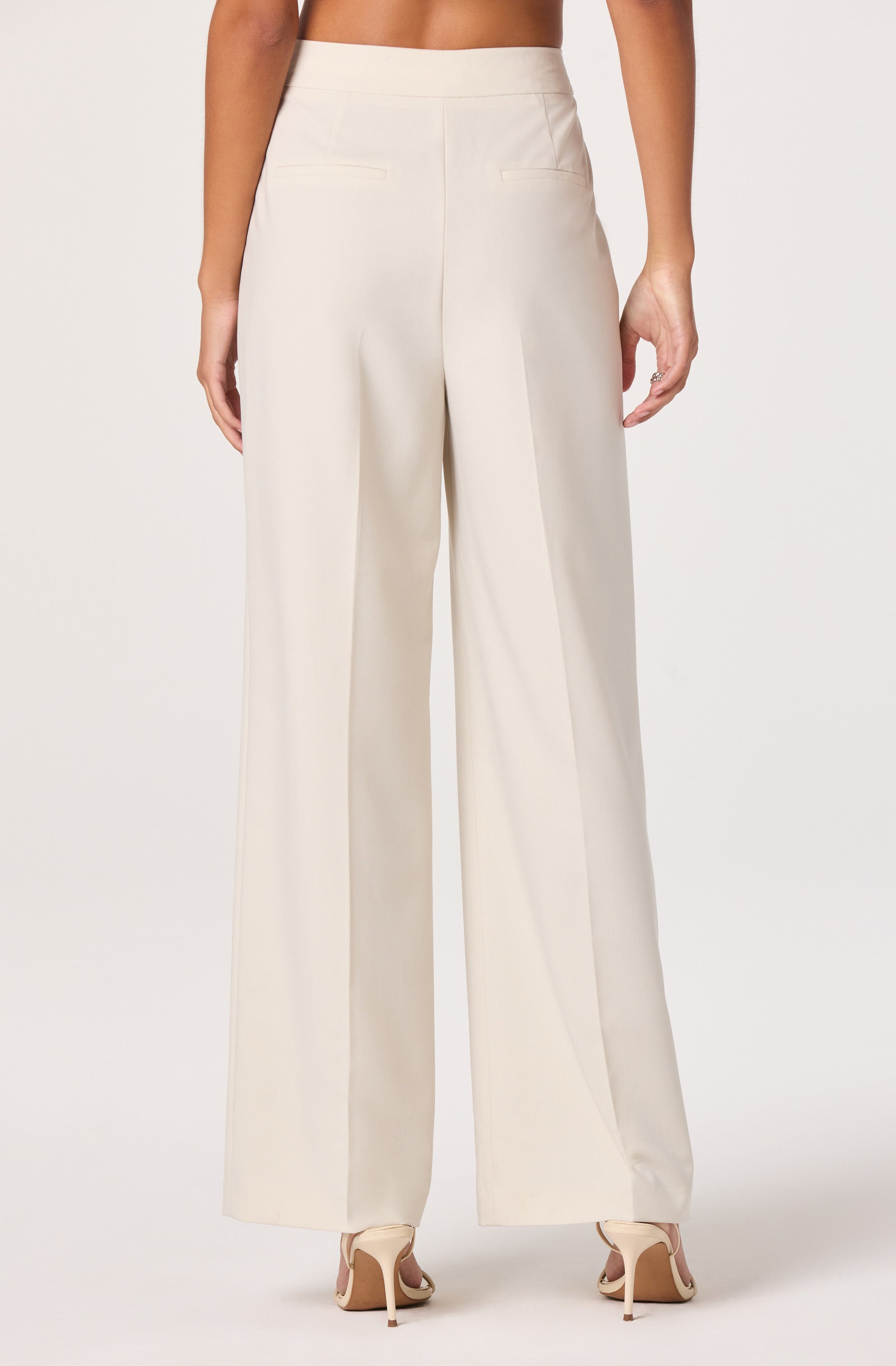 Cleone High-Rise Straight Leg Trousers