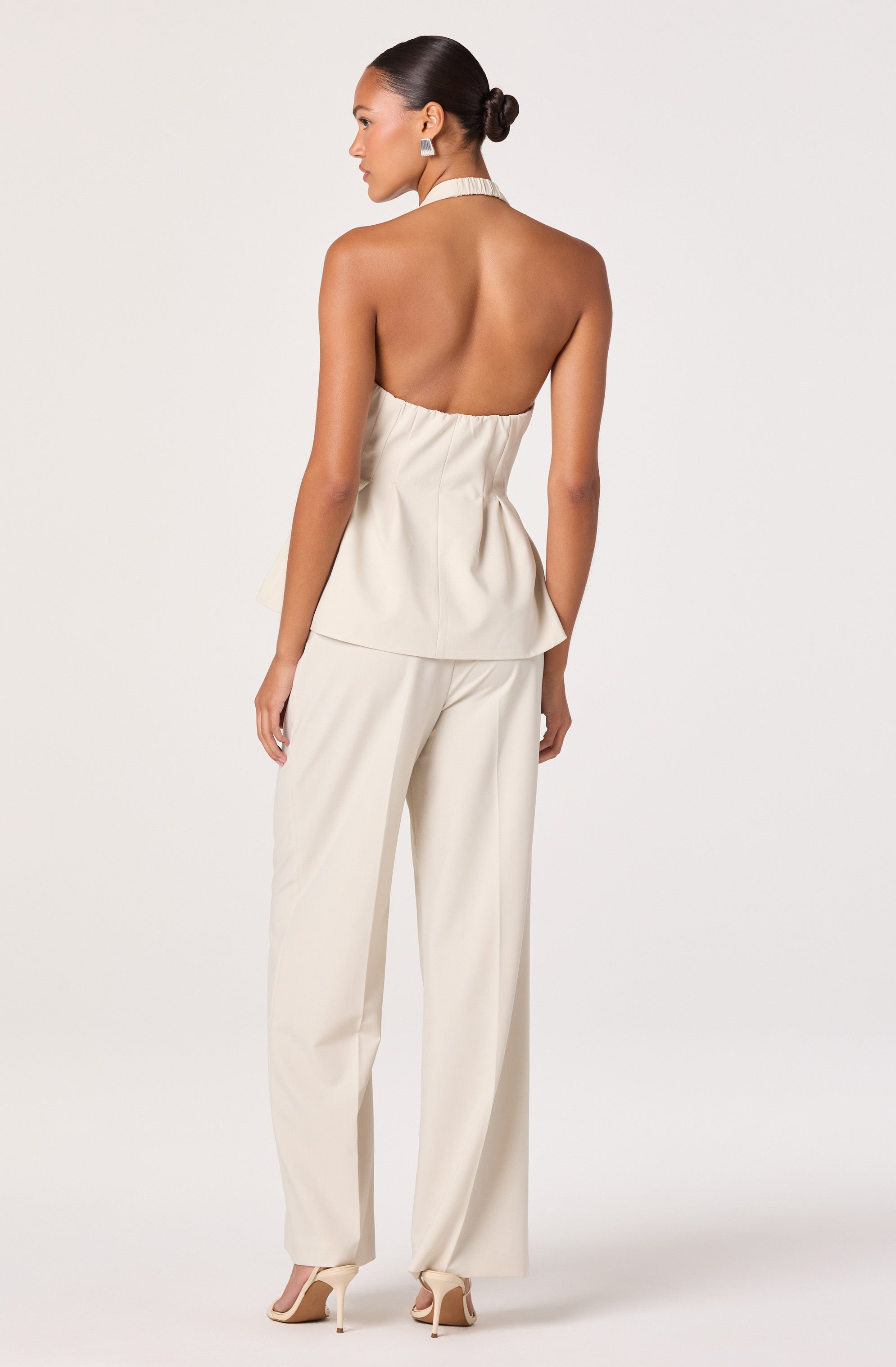 Cleone High-Rise Straight Leg Trousers