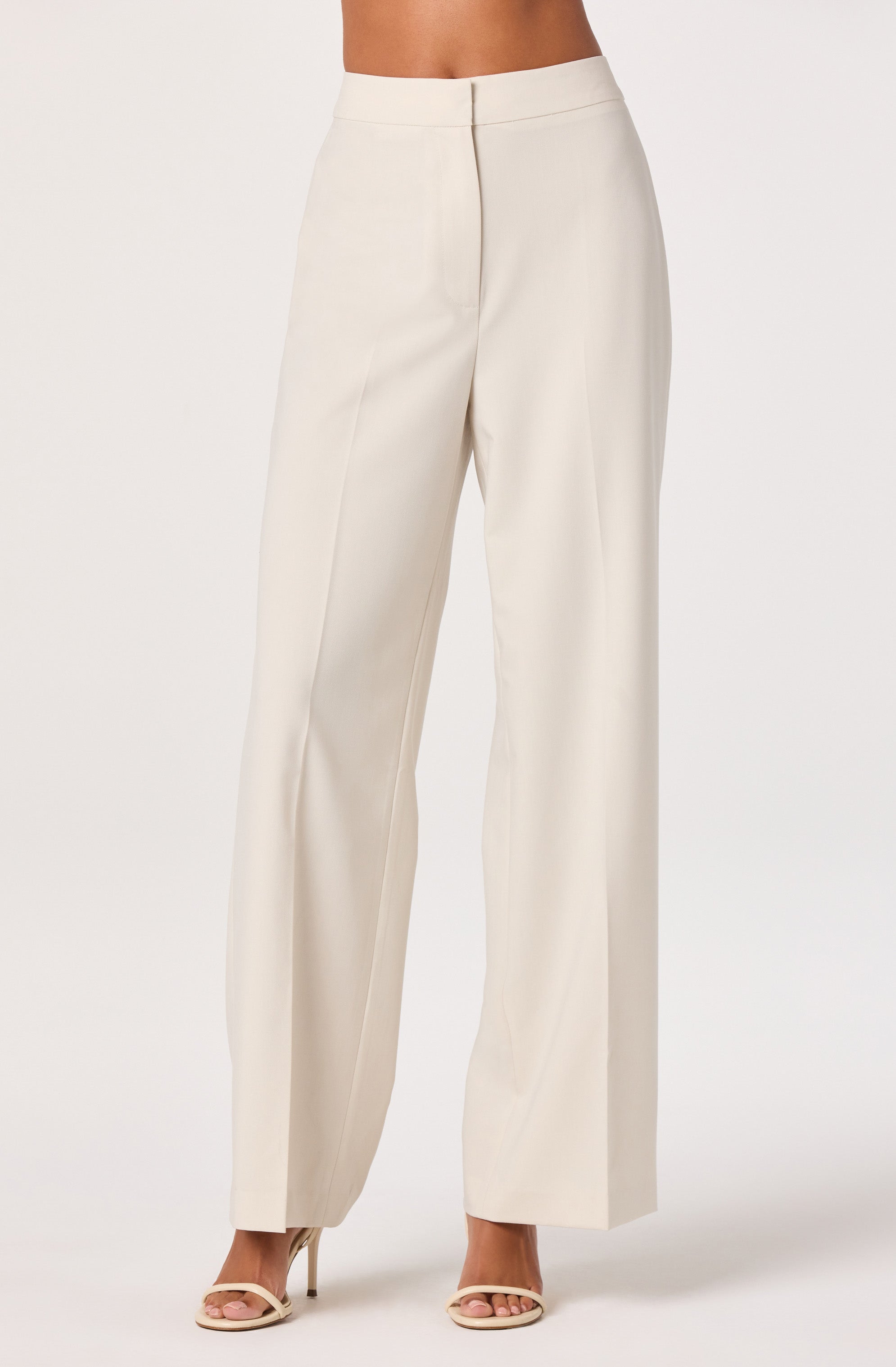 Cleone High-Rise Straight Leg Trousers