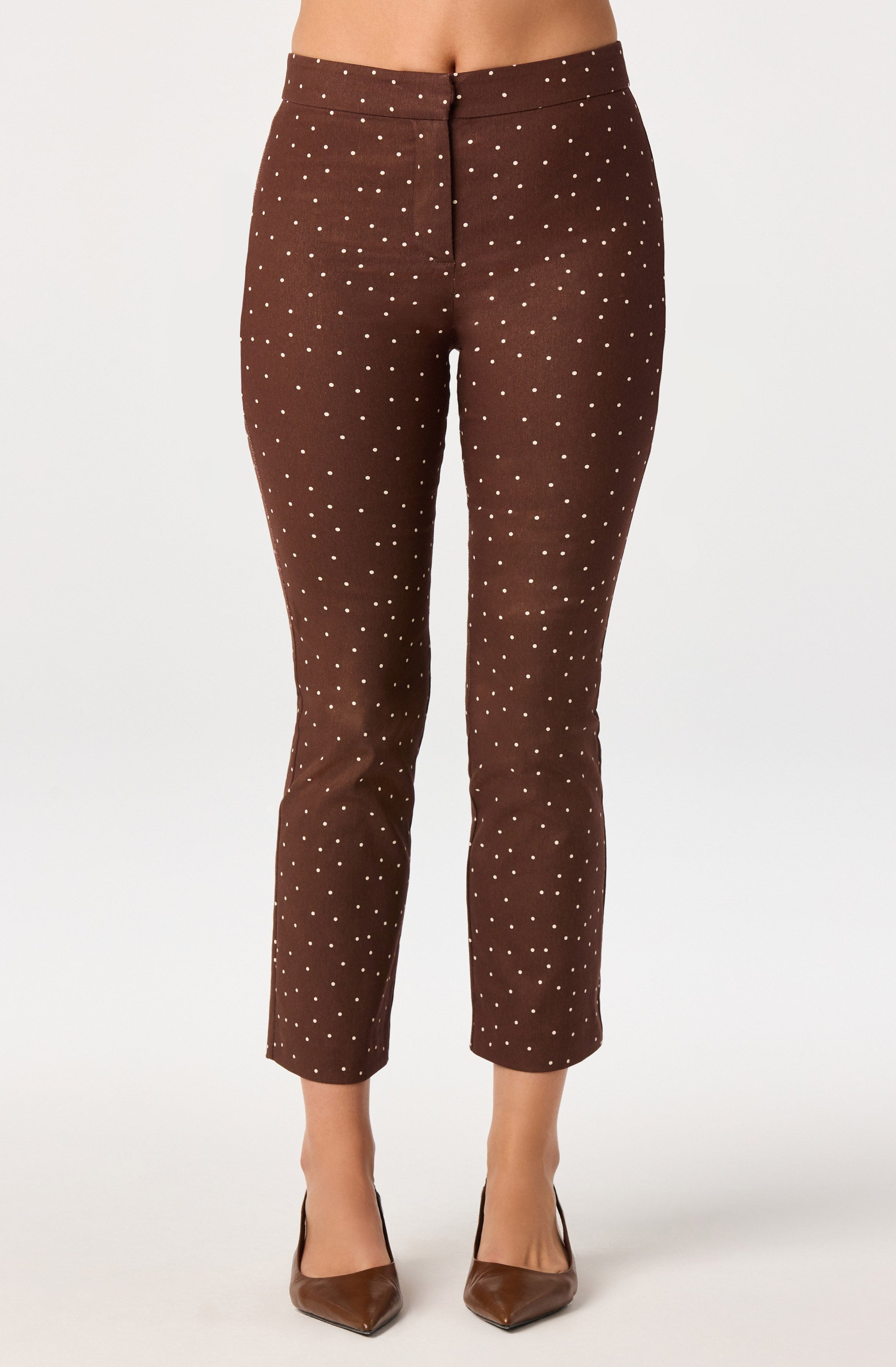 Alma Polka Dot Cropped Pants