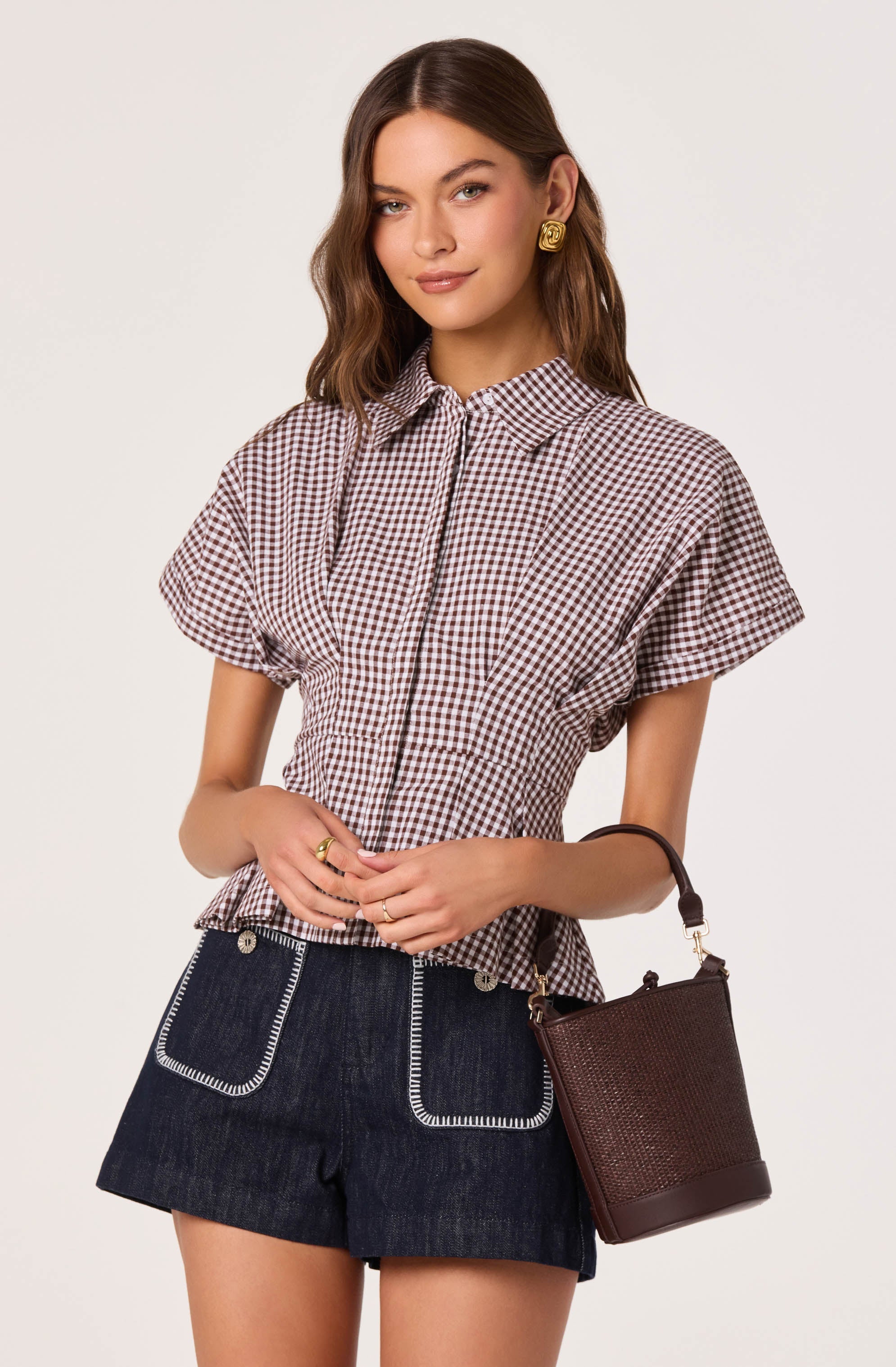 Bobbie Patch Pocket Denim Shorts