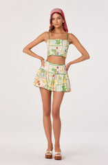 Heidi High-Rise Ruffle Shorts