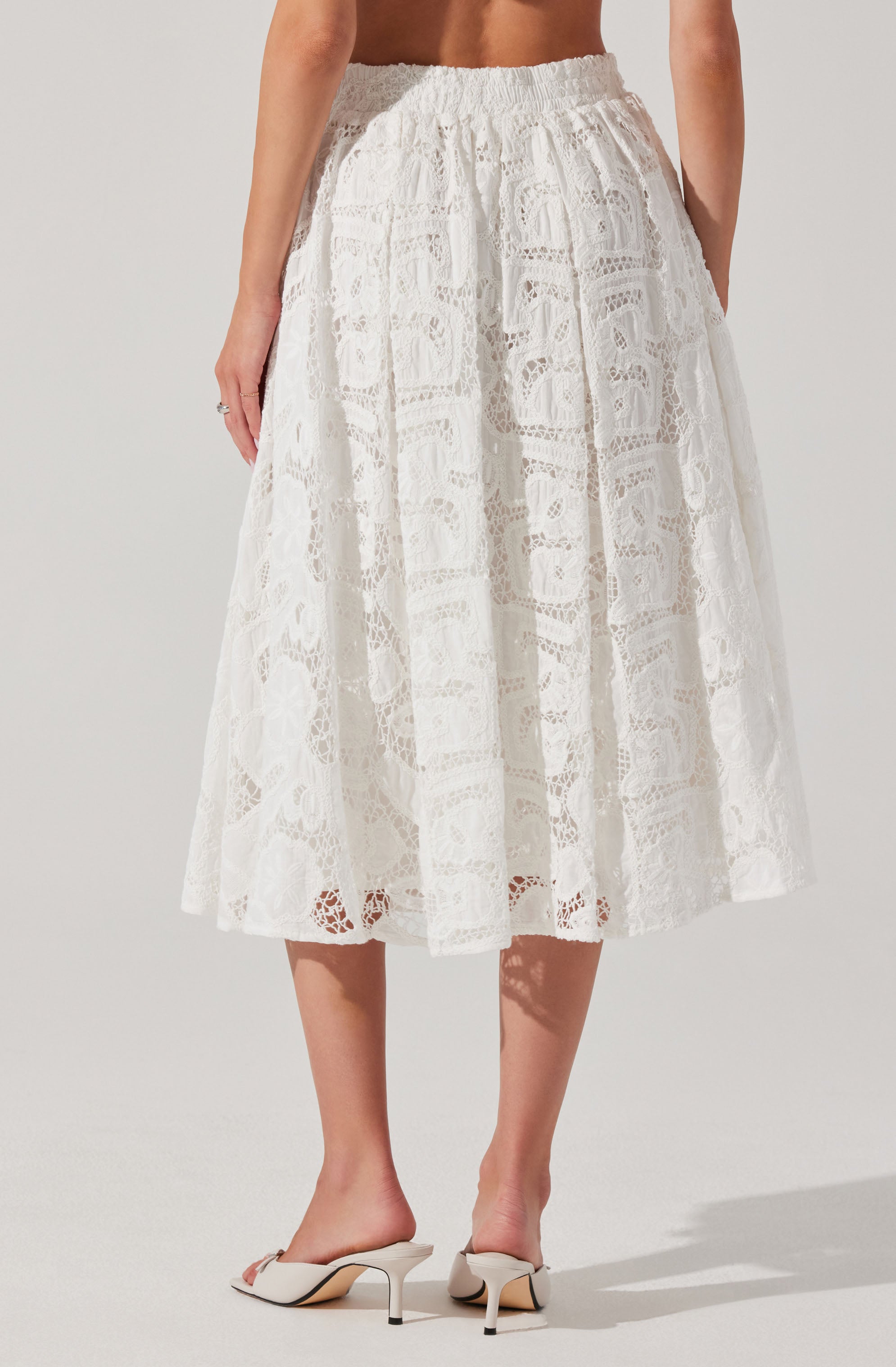 Ceren Crochet Lace Skirt