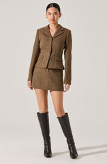 Bella Tailored Mini Skirt