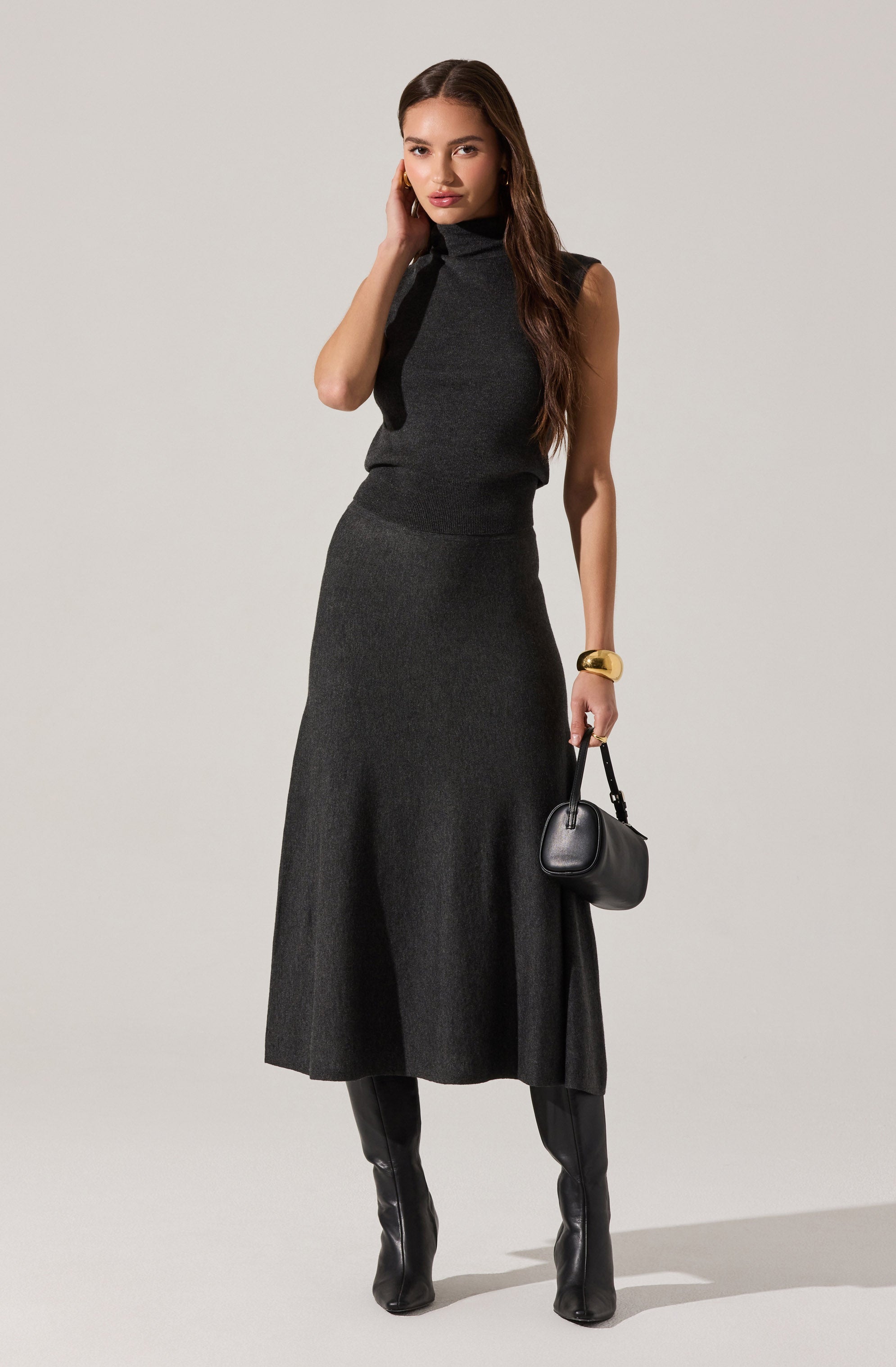 Deora Midi Sweater Skirt