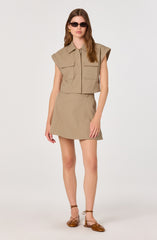 Cairn Woven A-Line Mini Skirt