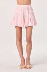 Delia Tiered Ruffle Mini Skirt