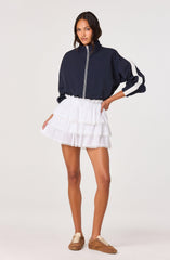Genever Tiered Ruffle Mini Skirt