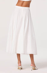 Grace Tiered A-Line Midi Skirt