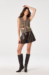 Eira Intarsia Sweater Vest