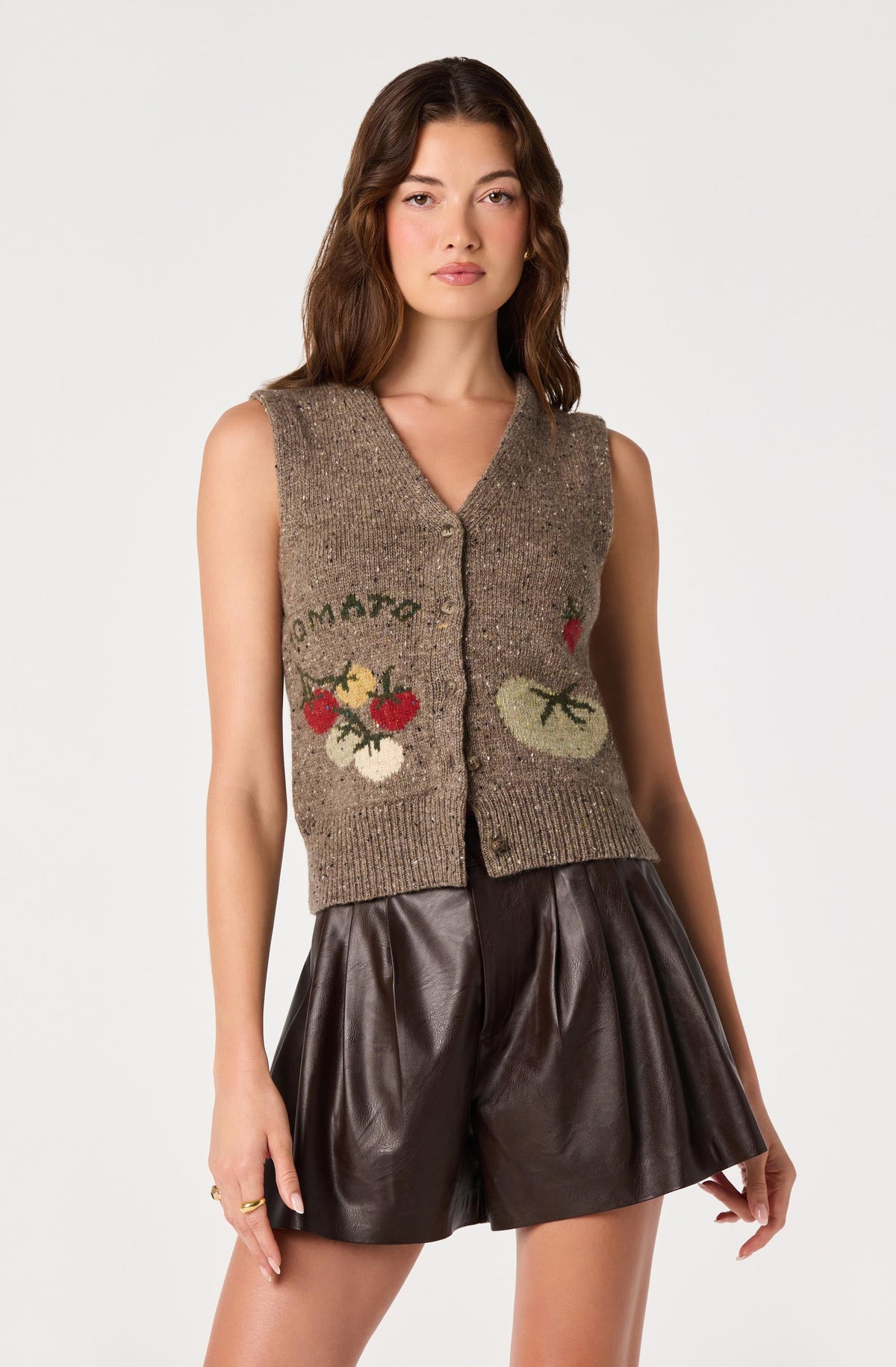 Eira Intarsia Sweater Vest