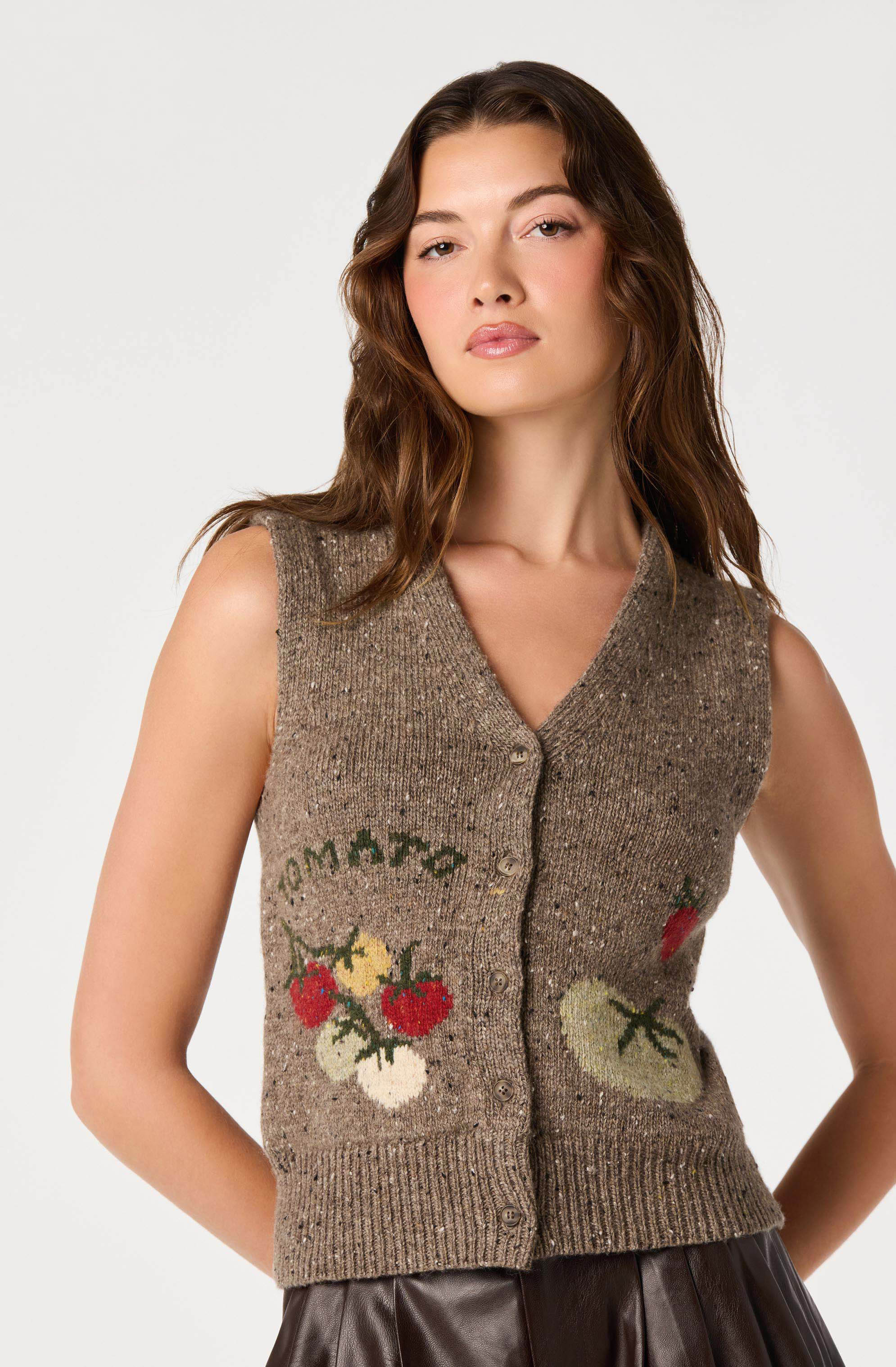 Eira Intarsia Sweater Vest