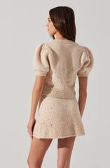 Joly Pearl Embellished Cardigan