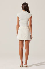Ileane Mock Neck Sweater Top