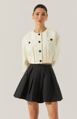 Edana Cropped Tailored Jacket