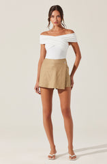 Gissel Crossover Off Shoulder Bodysuit