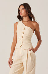 Bryony One Shoulder Vest