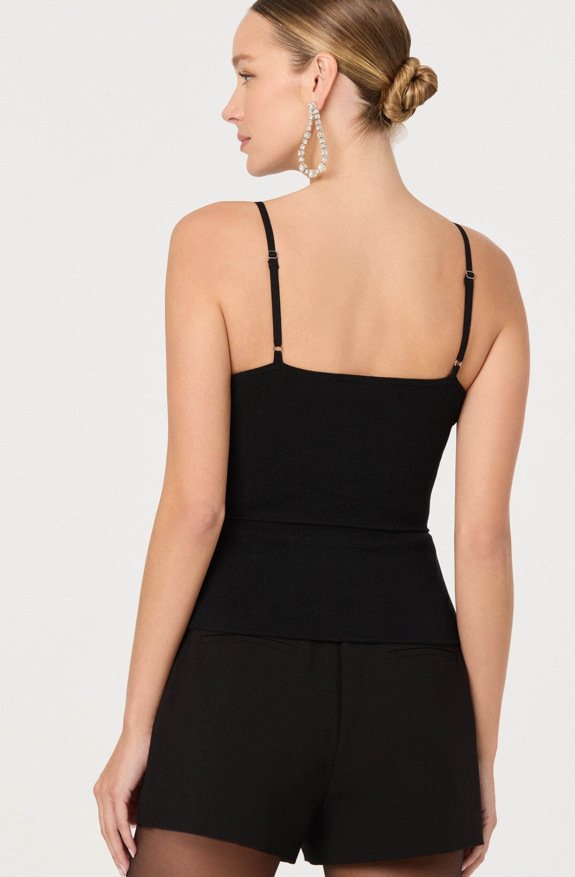 Adde Pearl Rhinestone Sweater Tank