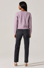 Dorothea Embellished Brushed Knit Cardigan