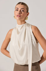 Joleisa Satin High Neck Top