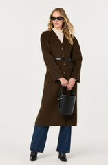 Glorimar Belted Longline Coat