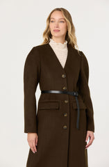 Glorimar Belted Longline Coat