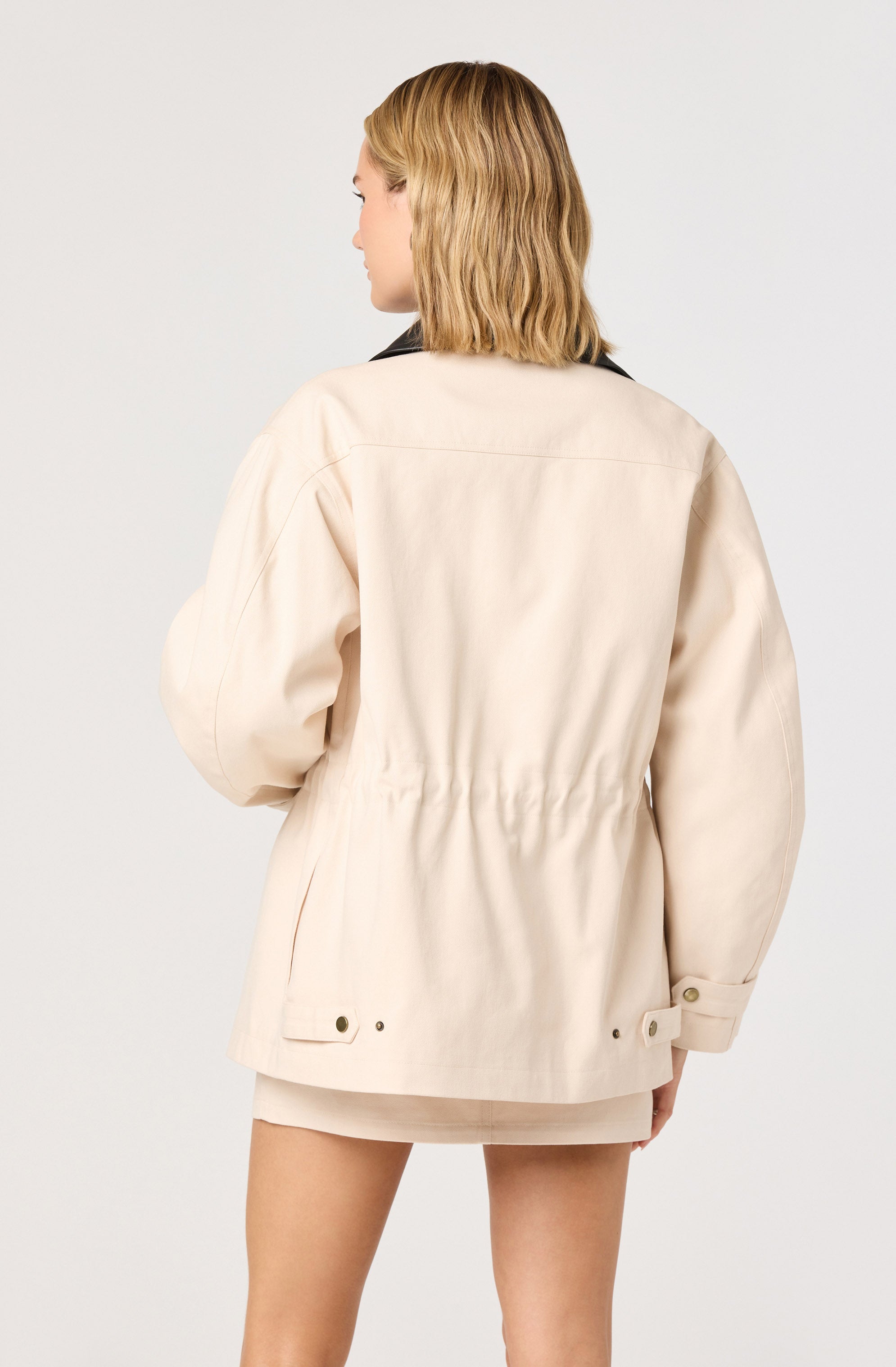 Collins Quilted Puffer-Lined Denim Jacket
