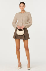 Cathryn Embellished Cable Knit Cardigan