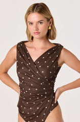 Claudia Faux-Wrap Bodysuit