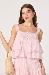 Delia Tiered Babydoll Top