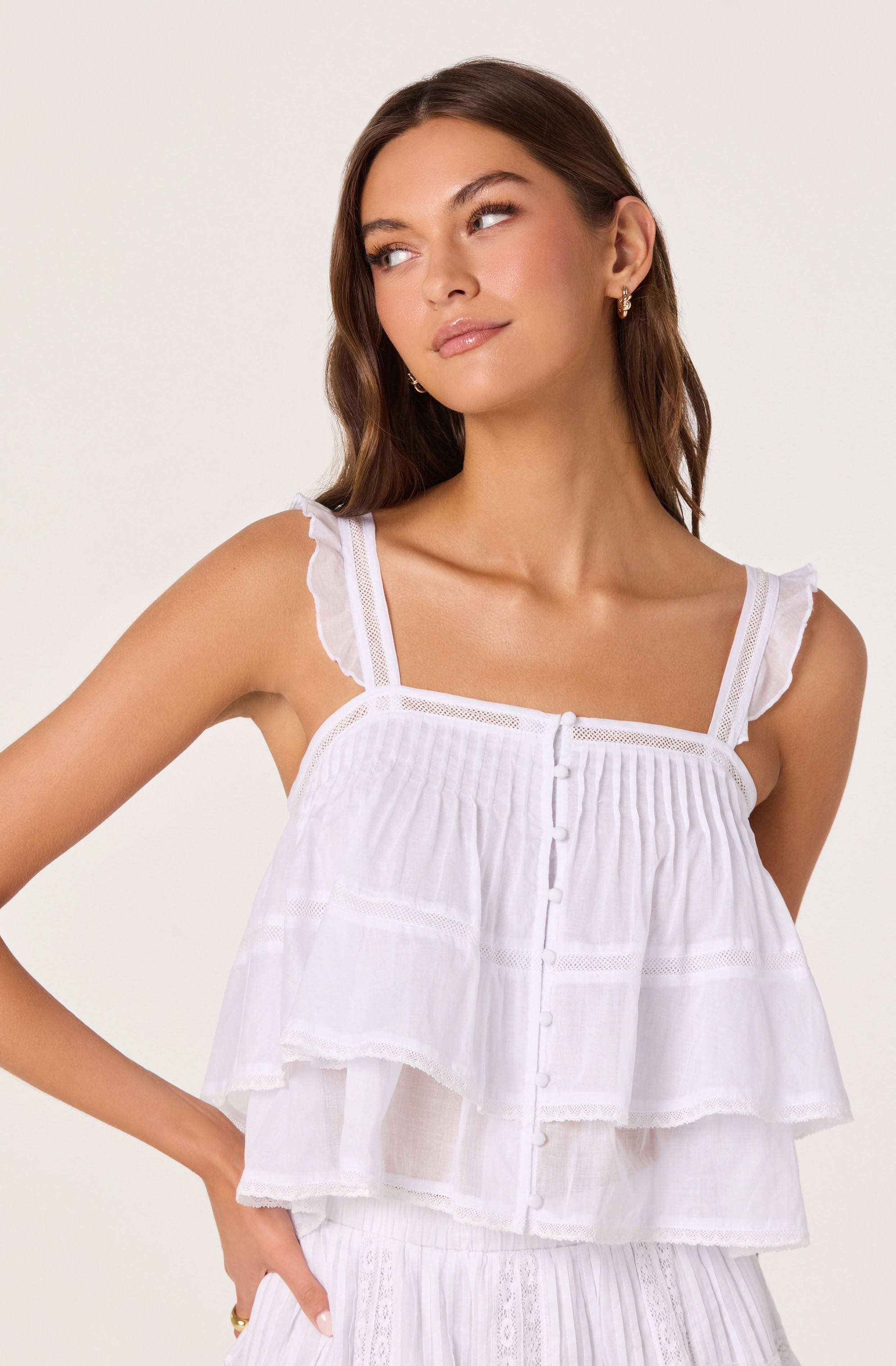Delia Tiered Babydoll Top