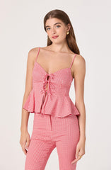 Alma Printed V-Neck Tank Top