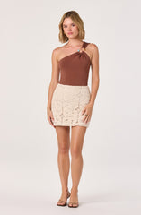 Ania One-Shoulder Knit Top