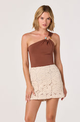 Ania One-Shoulder Knit Top