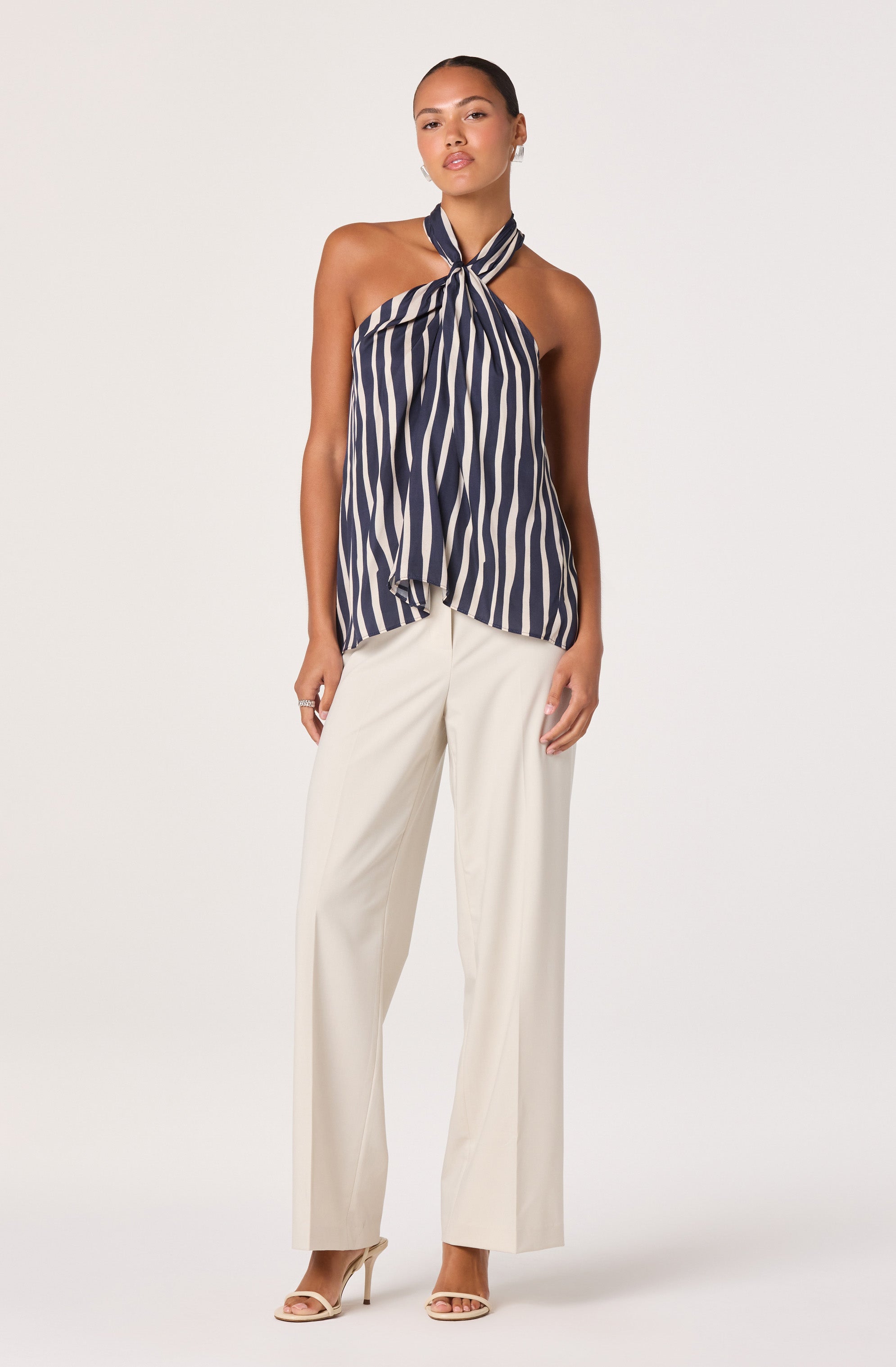Cira Twist-Front Halter Top