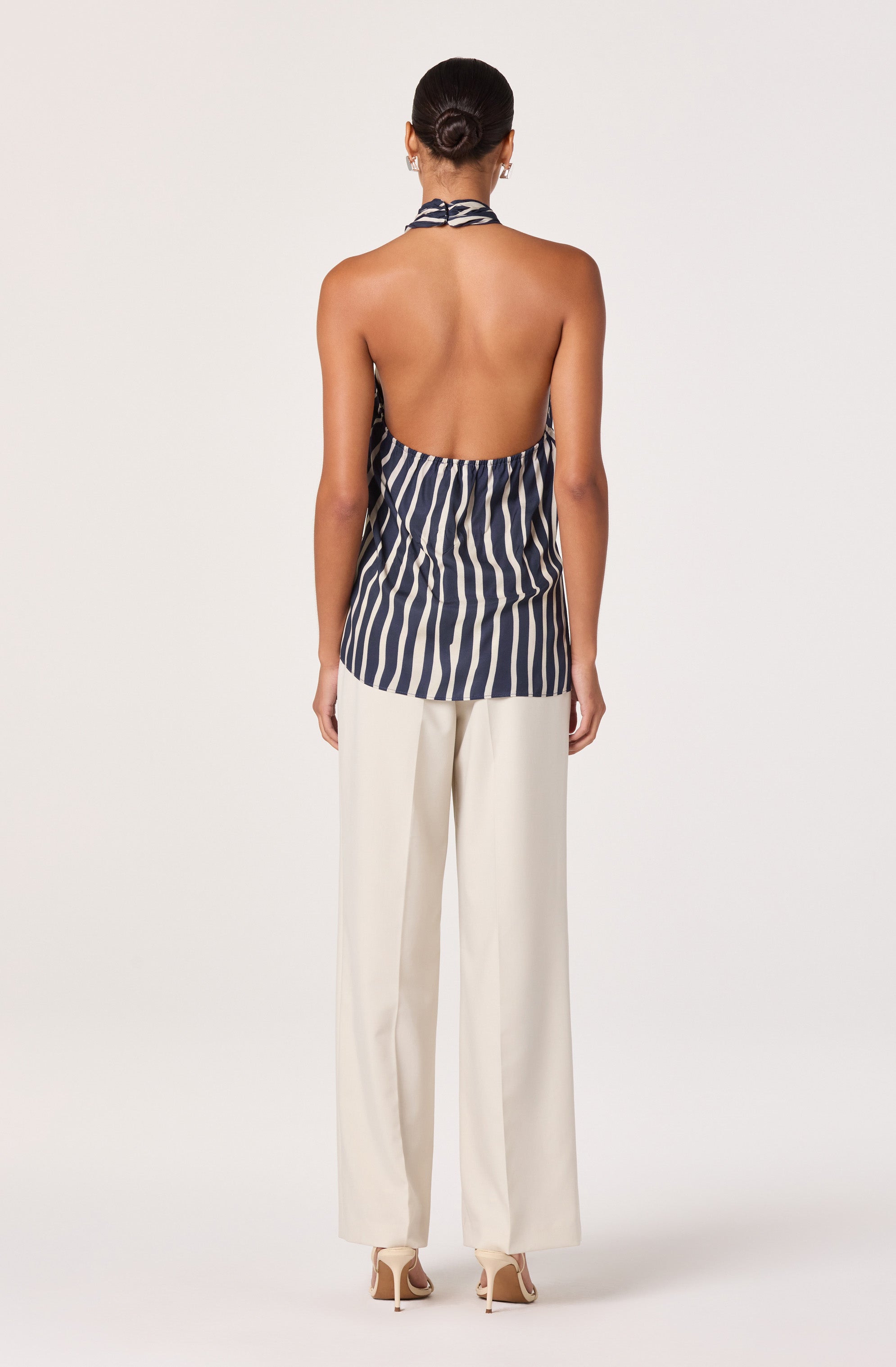 Cira Twist-Front Halter Top