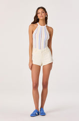 Betia Multi-Stripe Ribbed Tank
