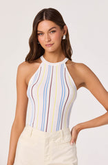 Betia Multi-Stripe Ribbed Tank